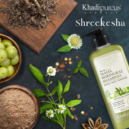 Shreekesha Maha Bhringraj Shampoo for Hair Fall & Strong Roots