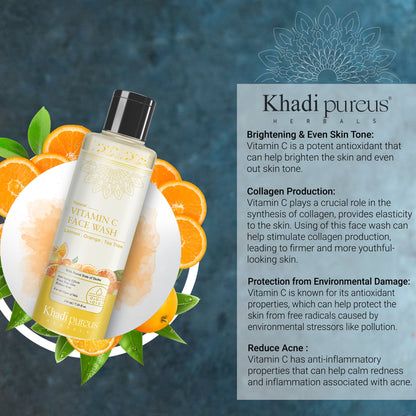 Somashree Vitamin C Face Wash for Glowing Skin & Pigmentation