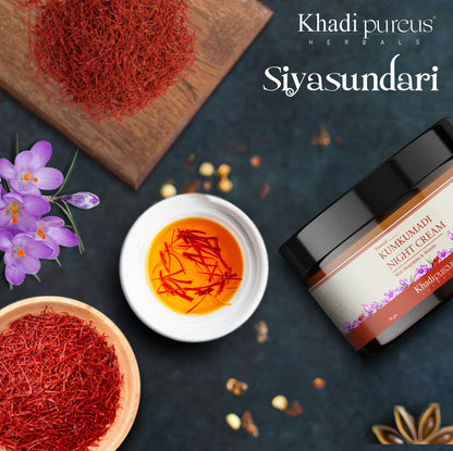 Siyasundari Kumkumadi Night Cream for Glowing & Whitening Skin