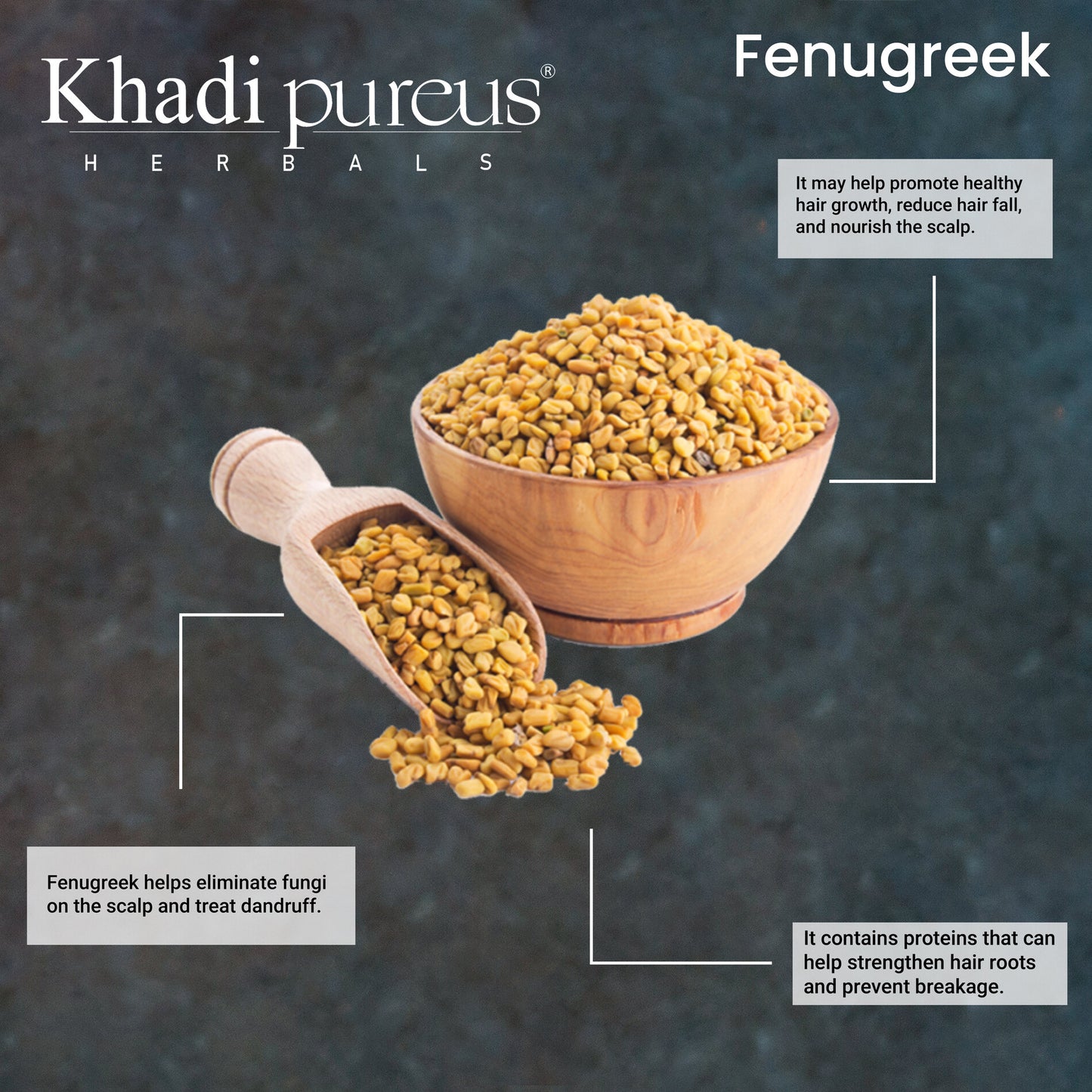 Khadi PureusHerbals Keshabooti Fenugreek Oil (Methi Dana) for Anti Dandruff