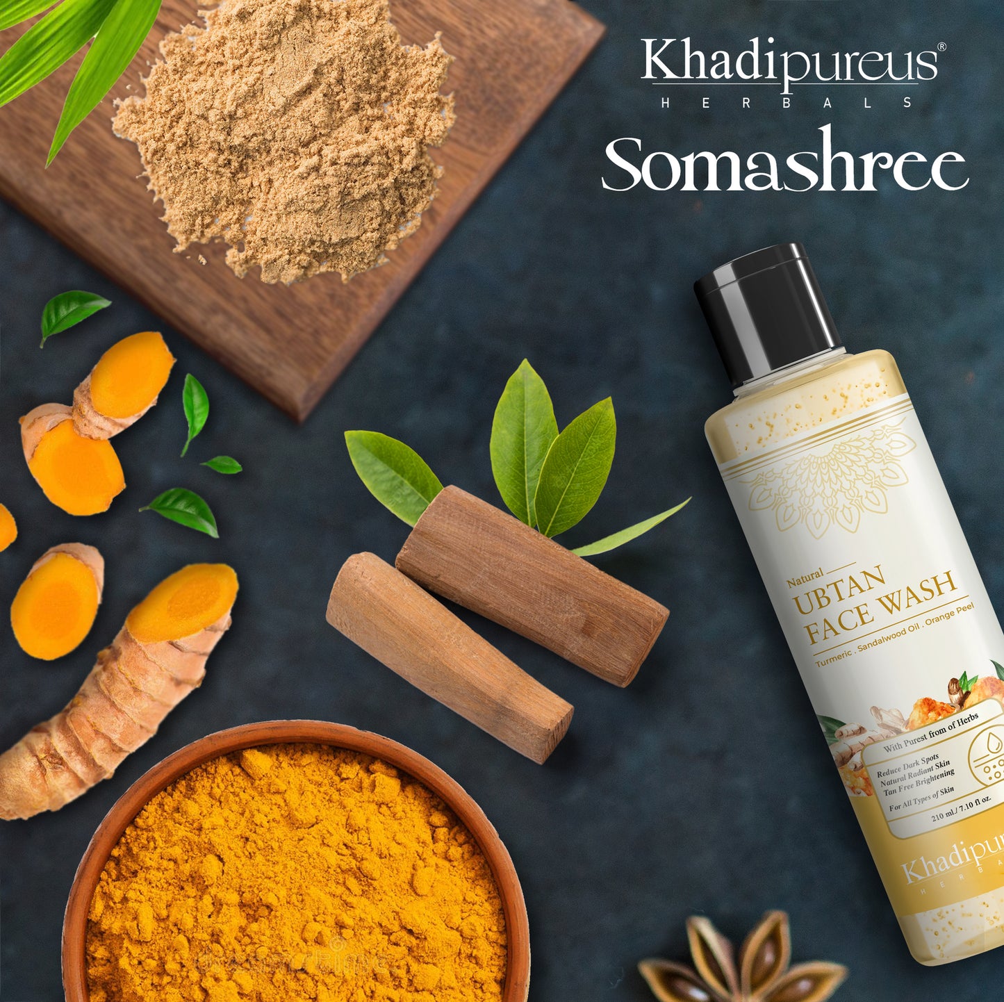 Somashree Ubtan Face Wash for Pimples Free Brightening Skin